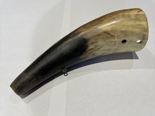 Antique hunting horn lovely - horn,