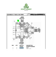 McConnel Topper Gear Box Seal