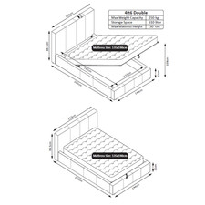 LUNA Faux Leather Gas Lift