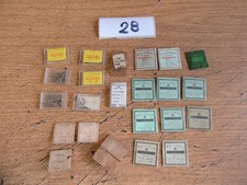 WATCH PARTS. SPIRAUX, SPRINGS