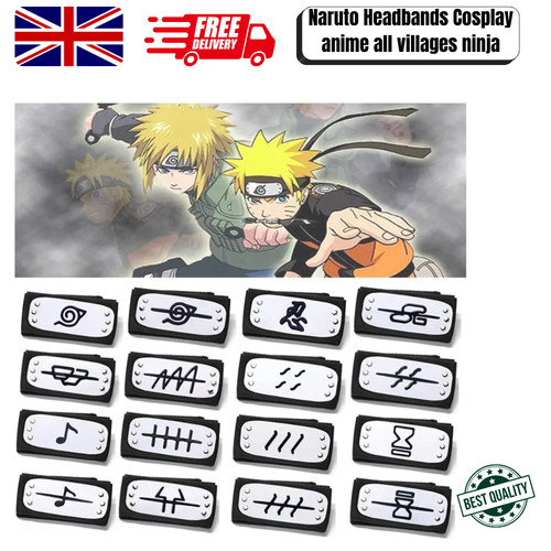 Naruto headbands cosplay - headbands,