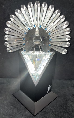 1998 swarovski crystal peacock - 1998,