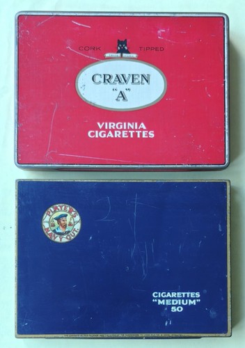 Two cigarette cases wwii era - wwii,