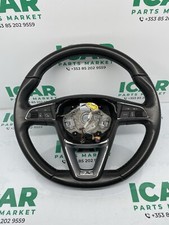 ✅2019 SEAT LEON 5F1 STEERING WHEEL BLACK LEATHER MULTIFUNCTIONAL 575419091F