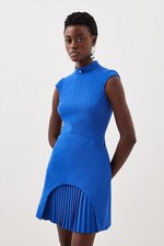 Elegant new cobalt blue crepe