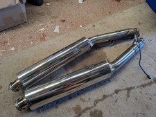 Suzuki GSXR 1300 Hayabusa 2007 Aftermarket Carbon Can Exhaust Silencers PAIR