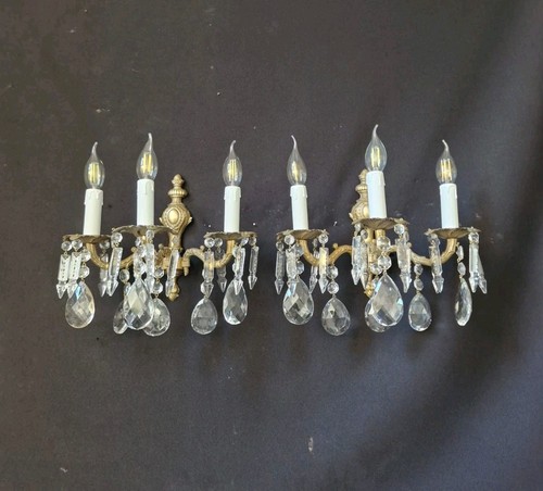 Vintage antique pair brass - vintage,