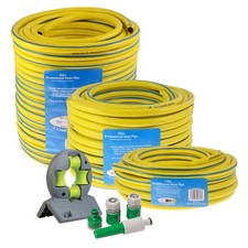 Garden Hose Pipe Heavy Duty Reinforced Anti Kink Hosepipe 15m-50m Fittings Guide