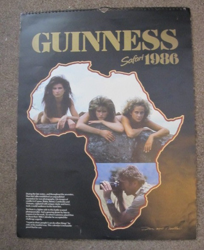 1986 guinness calendar safari - 1986,