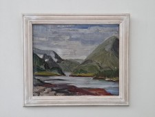 Impasto Oil Painting Mountain