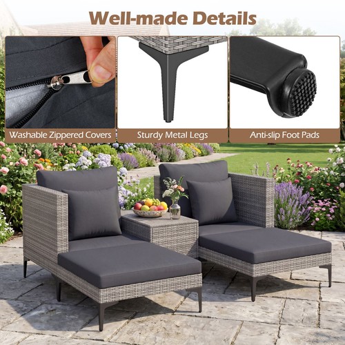 Piece patio conversation set - conversation,