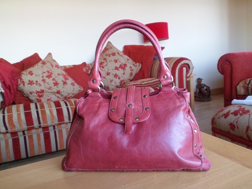 Medium pale burgundy tula - medium, by