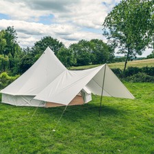 Canvas Bell Tent Awning 4M x