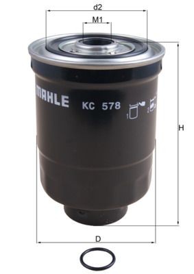 Mahle 578d fuel filter fits - 578d,