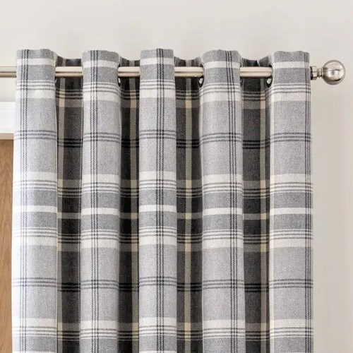 Dunelm highland check dove - dunelm,