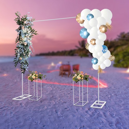 Metal balloon stand with - balloon, 2