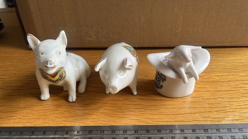 Crested ware pigs brighton - crested,