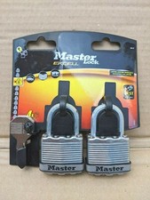 2 X MASTERLOCK 45MM PADLOCKS