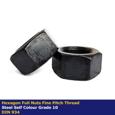 M20 x 2mm HEX FULL NUTS FINE