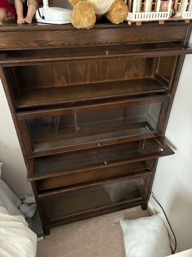 Gunn brown wood glass front - brown, glass-front