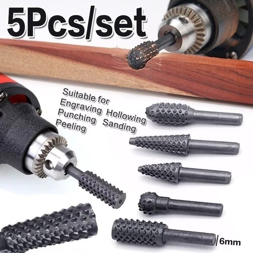 5pcs wood carving - wood, rotary