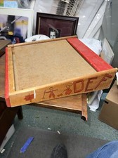 Vintage wood childs lap desk