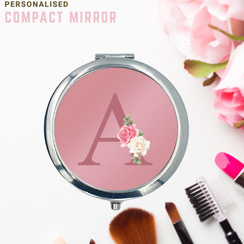 Personalised compact mirror - personalised,