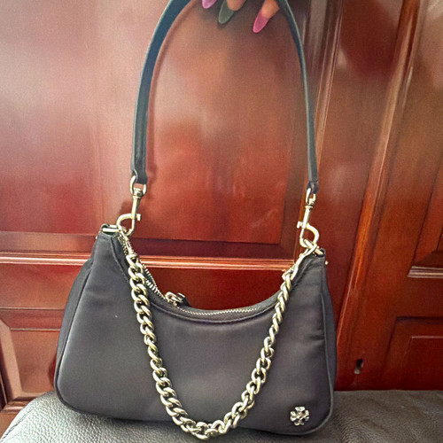Tory burch black leather - black,