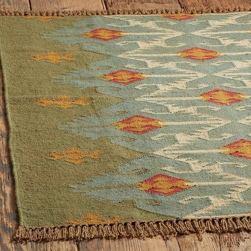 Carpet handmade flatweave area - carpet,