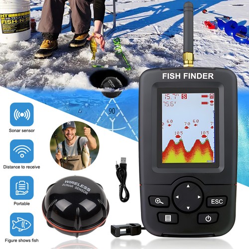 Fish finder sonar - finder, 100m