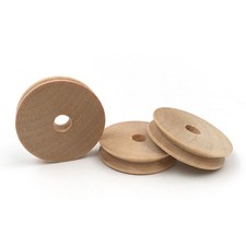  20pcs DIY Wooden Wheels Round