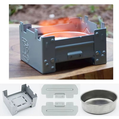 Solid fuel stove set outdoor - stove,