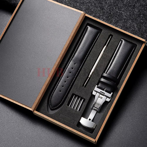 Genuine leather watch - watch, strap