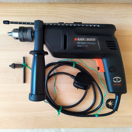 Black decker drill bd154r - black,