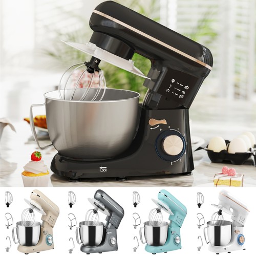 Stand mixer with speeds - with,