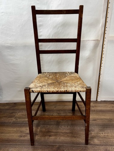 Vintage oak rush seat - oak,
