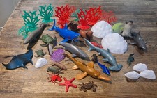 40 PC SET OF SEA LIFE PLASTIC