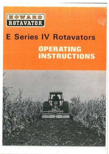 Howard rotavator series iv - series,