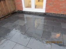 Black Slate Paving  Patio