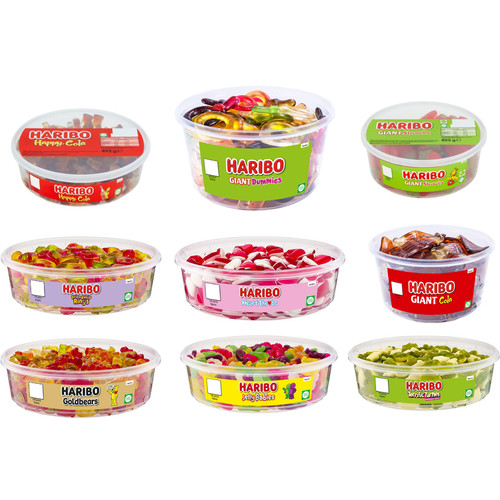 Haribo sweets full tubs - haribo,