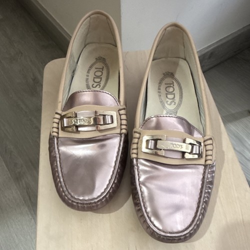 Tod pink metallic slip - tod's,