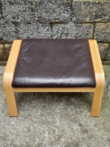 Ikea poang brown leather - poang,
