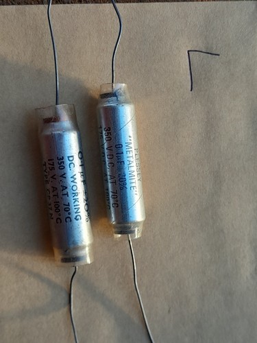 Tcc plessey 1uf metalmite - tcc/, 0.1uf