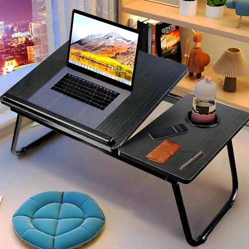 Portable laptop desk with - laptop,