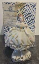 BOXED MZ IRISH DRESDEN PORCELAIN LACE VIRGINIA WHITE DREAM COLLECTION