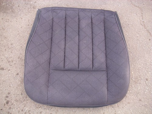 Cover fabric black seat front
