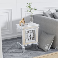 Modern glass nightstand - modern,