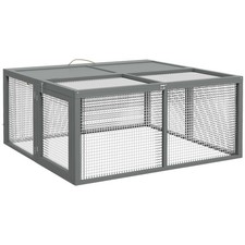 PawHut Rabbit Hutch, Folding