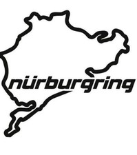 2x Nurburgring Decals Stickers