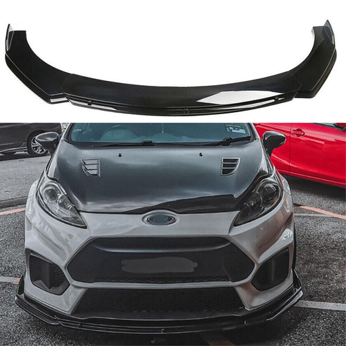 Gloss black front - black, lips